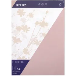 ARTOZ Karten 1001 A4 15869614-281 200g, light rose 5 Blatt