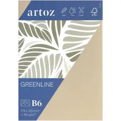 Artoz - Briefumschläge Set, B6, Beige