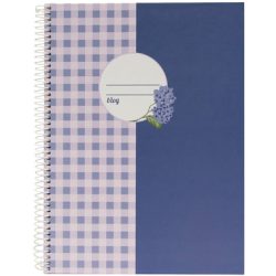 ANCOR Spiralbuch Hardcover A4 130409 Provence Vichy, liniert 80 Bl.