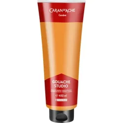 CARAN D'ACHE Deckfarbe Gouache 450ml 2340.030 orange, Studio