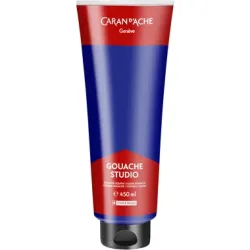 CARAN D'ACHE Deckfarbe Gouache 450ml 2340.140 ultramarinblau, Studio