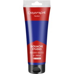 CARAN D'ACHE Deckfarbe Gouache 250ml 2330.140 ultramarinblau, Studio