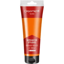 CARAN D'ACHE Deckfarbe Gouache 250ml 2331.030 orange fluo, Studio