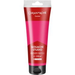 CARAN D'ACHE Deckfarbe Gouache 250ml 2331.090 purpur fluo, Studio