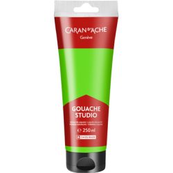 CARAN D'ACHE Deckfarbe Gouache 250ml 2331.230 gelbgrün fluo, Studio
