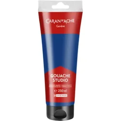 CARAN D'ACHE Deckfarbe Gouache 250ml 2333.170 cyan, Studio