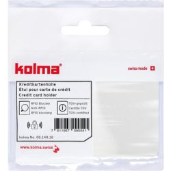 KOLMA Kreditkartenhülle RFID 09.149.16 weiss 62x92mm