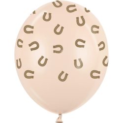 PARTYDECO Ballons 30cm SB14P3440226 Hufeisen 6 Stück