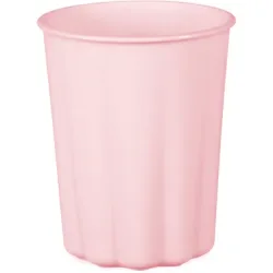 PARTYDECO Becher Rüsche 220ml KPL1-081 rosa 4 Stück