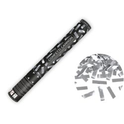 PARTYDECO Konfettikanone 40cm TUKM40-018 silber
