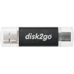 DISK2GO USB-Stick switch 64GB 30006593 Type-C USB 3.1 Type-A USB 3.0