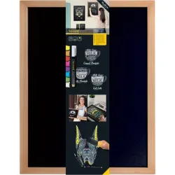 SECURIT - Kreidetafel, 60X40X1CM, Braun