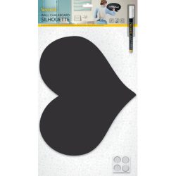 SECURIT Kreidetafel HEART FB-HEART schwarz 30x36x0.3cm