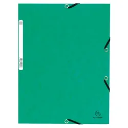 EXACOMPTA Gummibandmappe A4+ 55303E gr&uuml;n manila