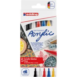 EDDING Acrylmarker 5300 1-2mm 4-5300-5S basic 5 St&uuml;ck