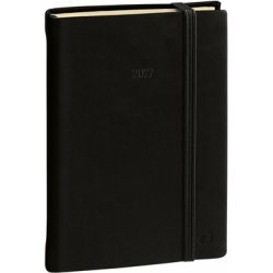 QUO-VADIS Agenda Silk Aff.Prest. 2027 285961Q 1W/2S schwarz ML 10x15cm