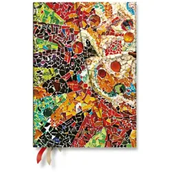 PAPERBLANKS Agenda Soleil Gaudi Midi 26/27 DF2024-1 1W/2S 13M FR HOR HC 13x18cm