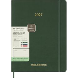MOLESKINE Agenda Essential XX-Large 2027 DSESNK1512WN7Y27 1W/2S grün SC 21.6x27.9cm
