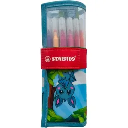 STABILO Fasermaler Power Animal 2mm CH280/18-06 blau 18 Stück