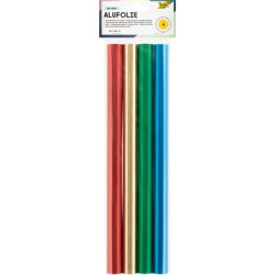 Folia Alufolie in Kleinrolle Farbig | 30 × 50 cm