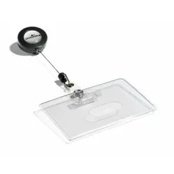 DURABLE Namensschild f&uuml;r Badge 85x54mm 801619 10 St&uuml;ck ausziehbar -80cm