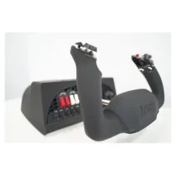 Honeycomb - Alpha Flight Controls - Yoke & Switch Panel, Schwarz