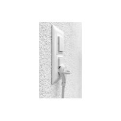 Steffen Verlängerungskabel weiss Td 3x1mm² 3m T12-T13 mit Flach-Winkelstecker