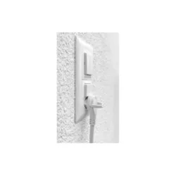 Steffen Verlängerungskabel weiss Td 3x1mm² 3m T12-T13 mit Flach-Winkelstecker