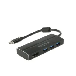 DeLock, DeLOCK - Retail Pack - Dockingstation - USB-C 3.1 / Thunderbolt 3