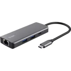 Trust USB-C® Dockingstation DALYX 6-IN-1 MULTIPORT ADAPTER Passend für Marke Dockingstations: Universal