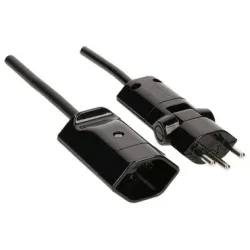Max Hauri 139645 Strom Verlängerungskabel Schwarz 5.00 m