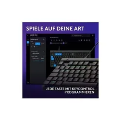 LOGITECH G515 TKL (Tactile, CH Layout), Gaming Tastatur, Kabelgebunden, Schwarz