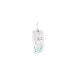 DELTACO Lightweight Gaming Mouse,RGB GAM-108-W White, WM75