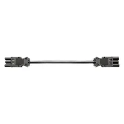 Bachmann Verlängerungskabel GST18i3 - GST18i3, 1 m, Schwarz
