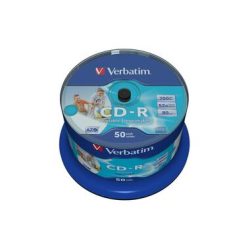 Verbatim CD-Rohlinge AZO Spindel Bedruckbar 700 MB 50 Stück