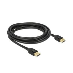 Delock DisplayPort Anschlusskabel DisplayPort Stecker 3 m Schwarz 85661 vergoldete Steckkontakte, verdrillt, dreifach