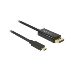 Delock USB-C® / DisplayPort Adapterkabel USB-C® Stecker, DisplayPort Stecker 3.00 m Schwarz 85257 vergoldete