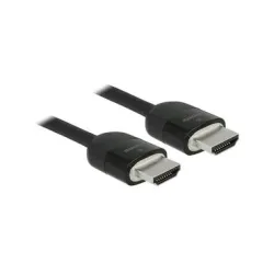Delock Kabel 4K 60Hz HDMI - HDMI, 1 m, Schwarz