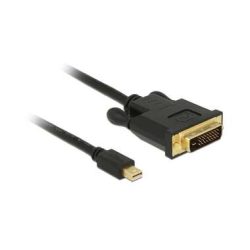 DeLock - Kabel Mini-DisplayPort - DVI-D, Schwarz, One Size