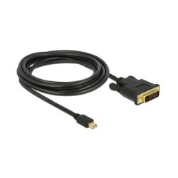 DeLock - Kabel Mini-DisplayPort - DVI-D, Schwarz, One Size