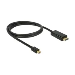 DeLock - Kabel Mini-DisplayPort - HDMI Typ A, Schwarz, One Size