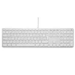 LMP - Tastatur KB-3421 USB, Silber