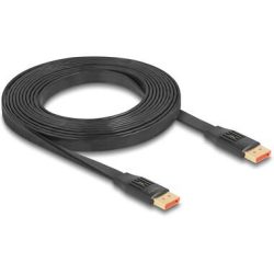 Delock DisplayPort Anschlusskabel DisplayPort Stecker 3 m Schwarz 81007 8K UHD, vergoldete Steckkontakte