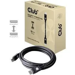 club3D DisplayPort Anschlusskabel DisplayPort Stecker, DisplayPort Stecker 3.00 m Silber CAC-1060 8K UHD