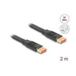 Delock Kabel 8K 60 Hz Flat DisplayPort - DisplayPort, 2 m