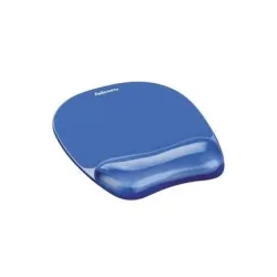 FELLOWES Mausmatte Crystals 9114120 blau, mit Handgelenkauflage