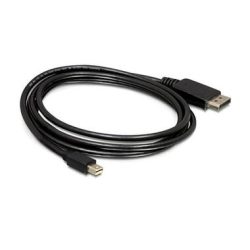 Delock Mini-DisplayPort / DisplayPort Anschlusskabel Mini DisplayPort Stecker, DisplayPort Stecker 3 m Schwarz 82699 4K