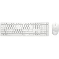 DELL KM5221W-WH-SWI, Tastatur, Kabellos, Weiss