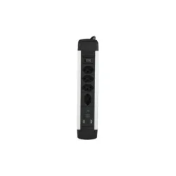 SCHOENENBERGER ALU Steckdosenleiste 2m 85.870.4AL USB-C silber/schwarz