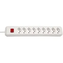 Brennenstuhl 1158212 Steckdosenleiste mit Schalter Weiß 1 St.